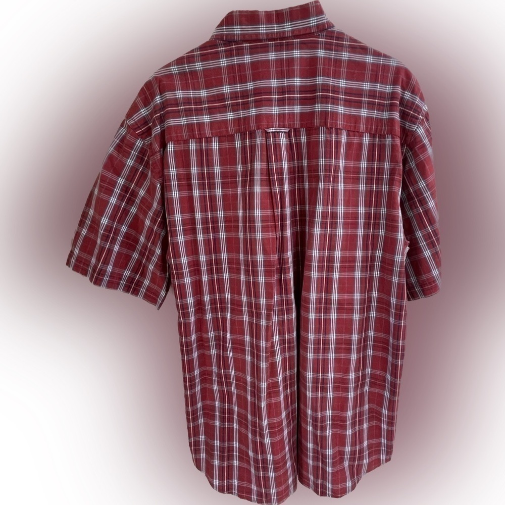 Roundtree & Yorke men’s shirt sleeve dress shirt. Size Large. - Picture 2 of 4